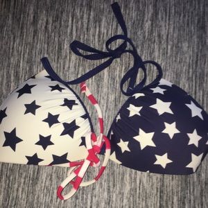 American flag bikini top